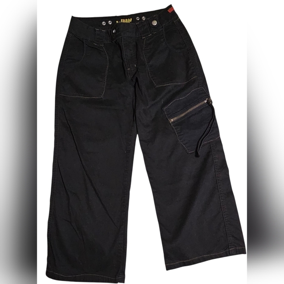 Wörn Grunge Emo Wide Leg Cargo Pants - Picture 1 of 8